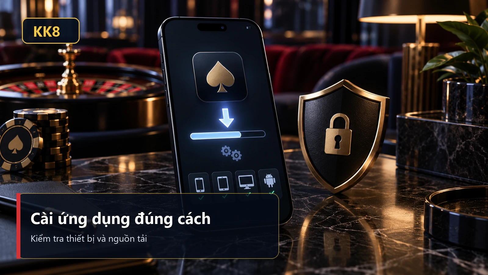 Cẩm nang tải app theo từng bước trên KK8 qua góc nhìn thực tế – minh họa Tải app